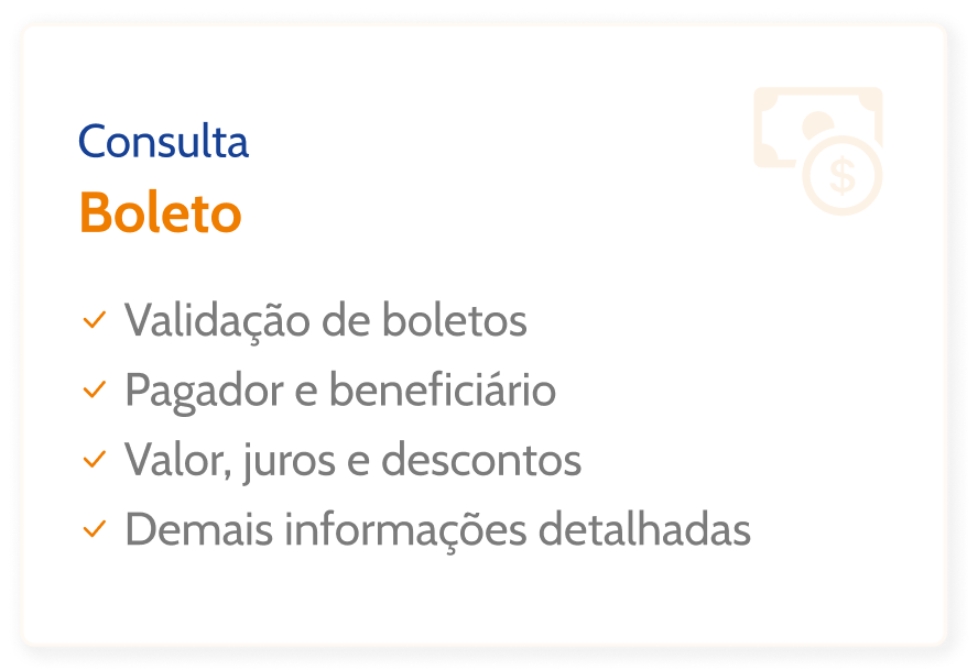 Consulta Boleto - Validação, Pagador, Valor
